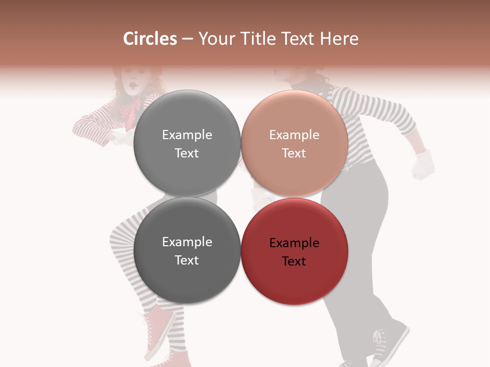 Pantomime Striped Surprised PowerPoint Template