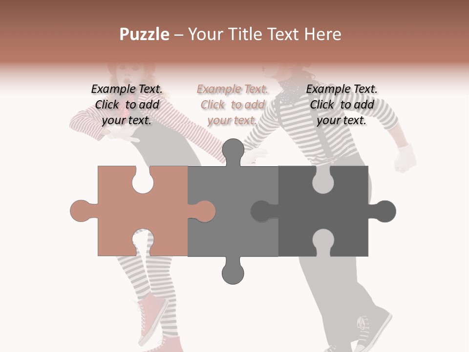 Pantomime Striped Surprised PowerPoint Template