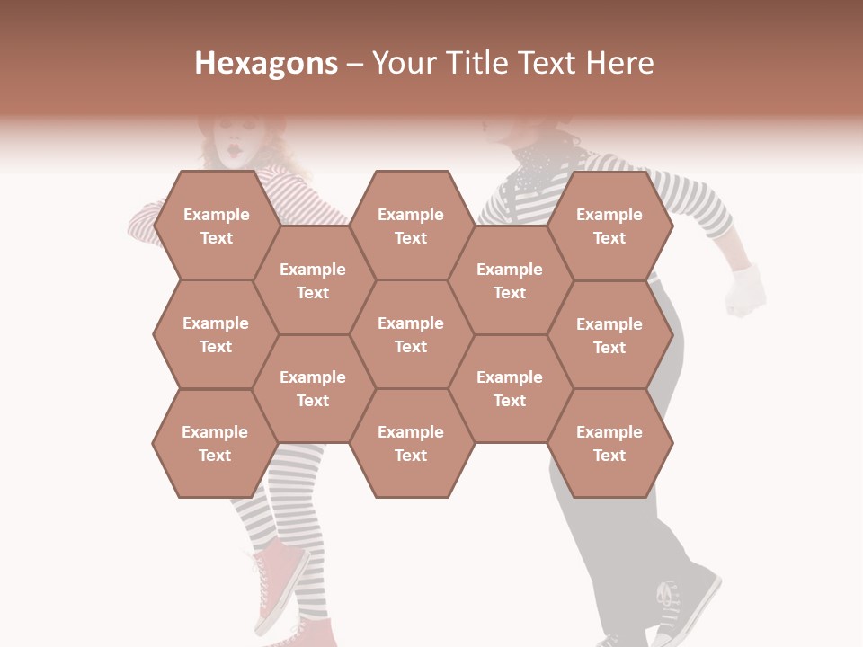 Pantomime Striped Surprised PowerPoint Template