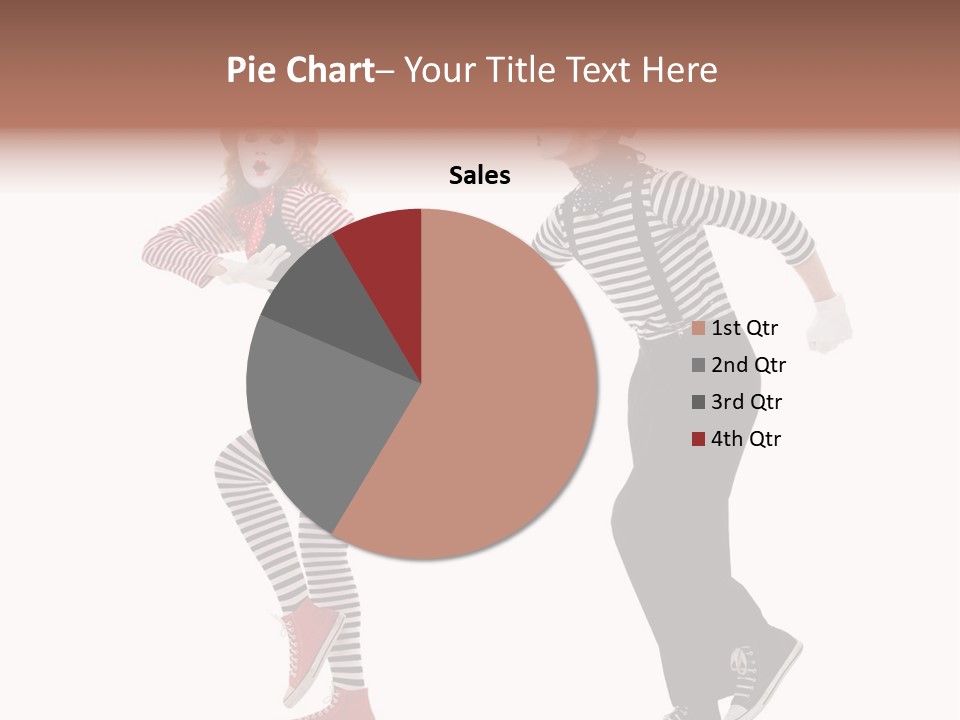 Pantomime Striped Surprised PowerPoint Template