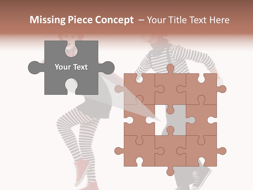 Pantomime Striped Surprised PowerPoint Template