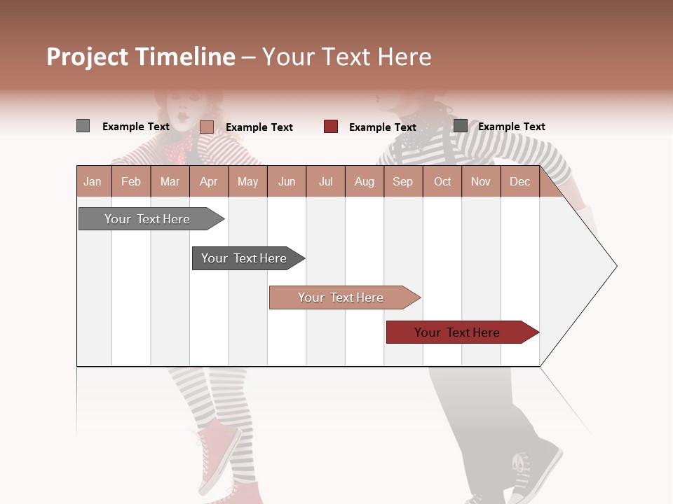 Pantomime Striped Surprised PowerPoint Template