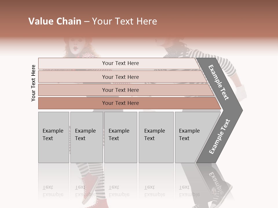 Pantomime Striped Surprised PowerPoint Template