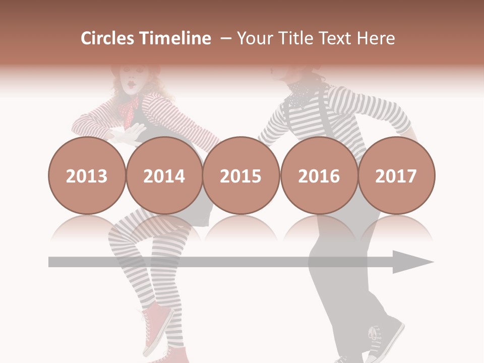 Pantomime Striped Surprised PowerPoint Template