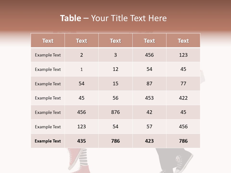 Pantomime Striped Surprised PowerPoint Template