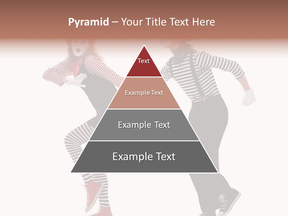 Pantomime Striped Surprised PowerPoint Template