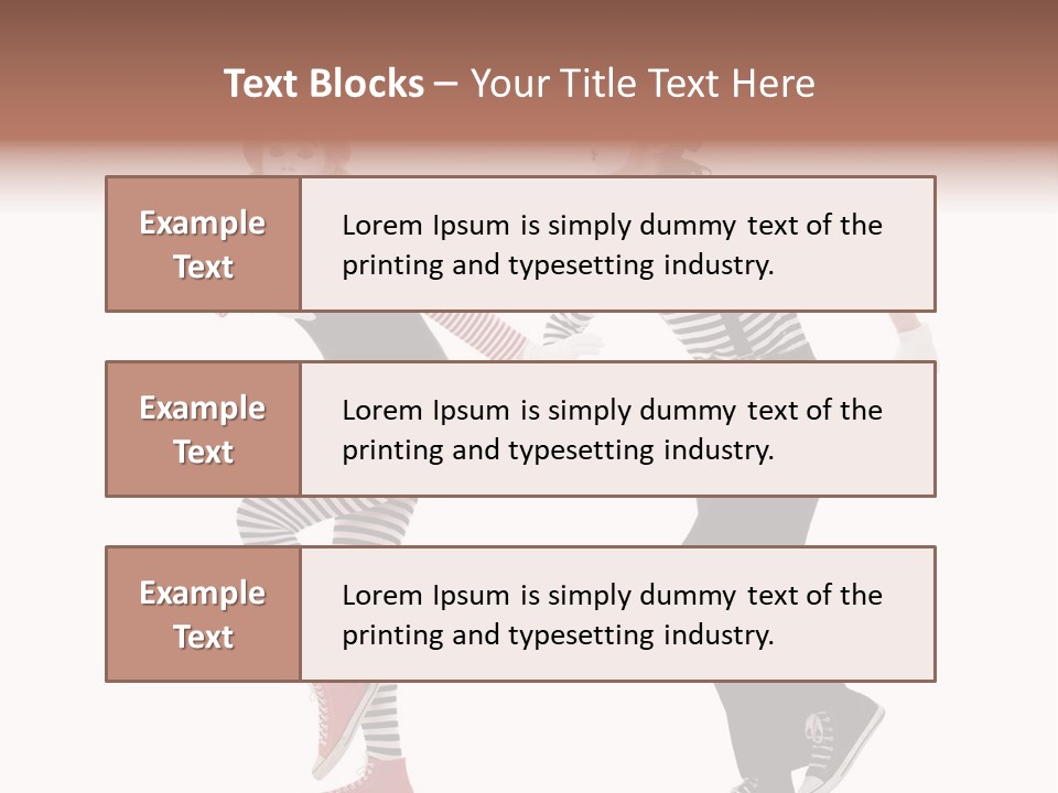 Pantomime Striped Surprised PowerPoint Template