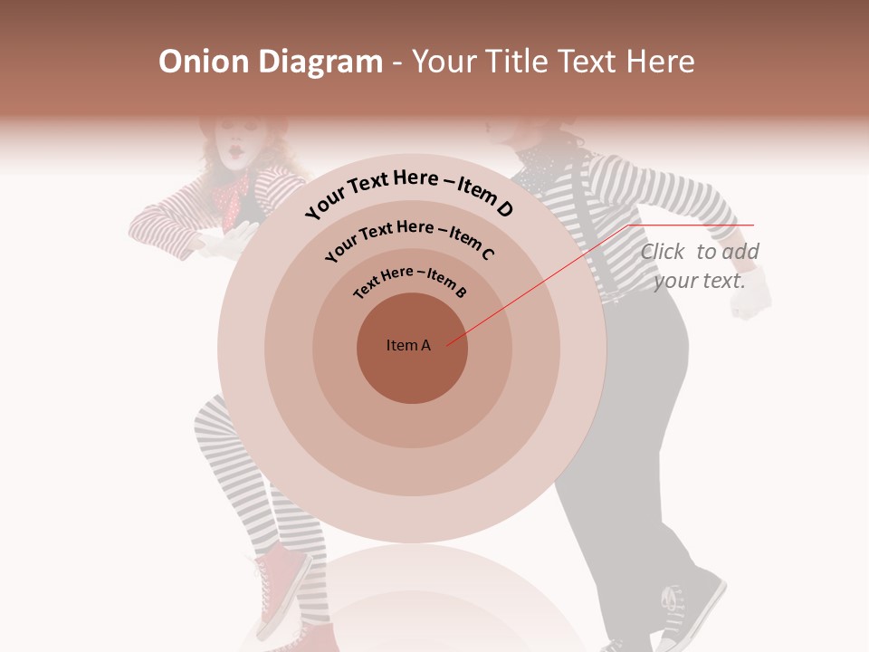 Pantomime Striped Surprised PowerPoint Template