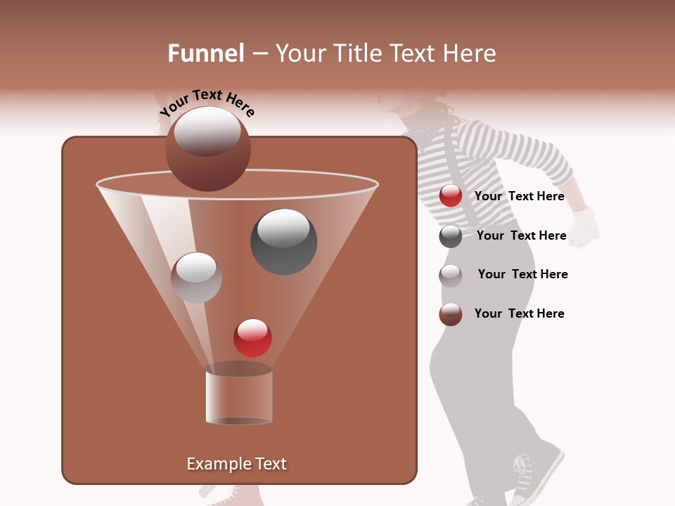 Pantomime Striped Surprised PowerPoint Template