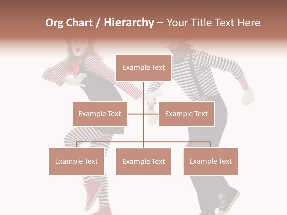 Pantomime Striped Surprised PowerPoint Template