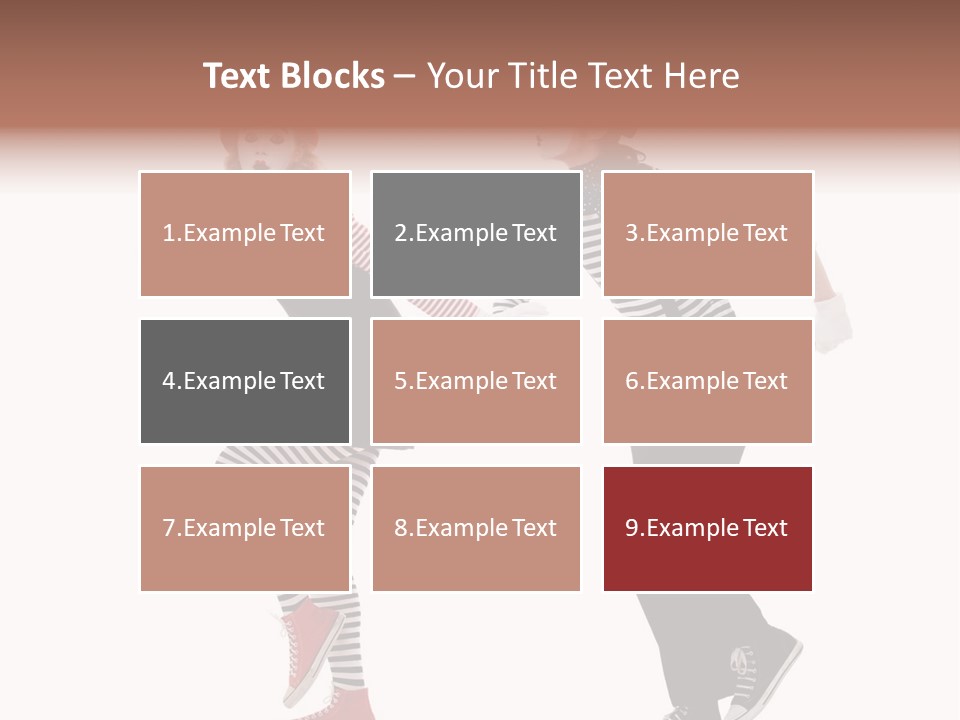 Pantomime Striped Surprised PowerPoint Template