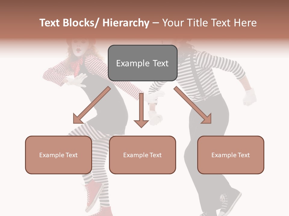 Pantomime Striped Surprised PowerPoint Template