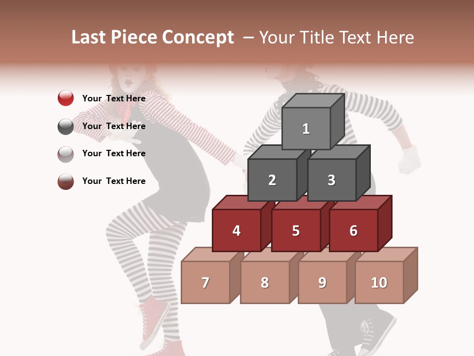 Pantomime Striped Surprised PowerPoint Template