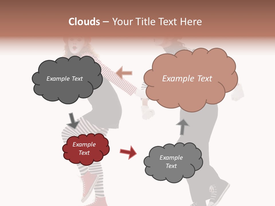 Pantomime Striped Surprised PowerPoint Template
