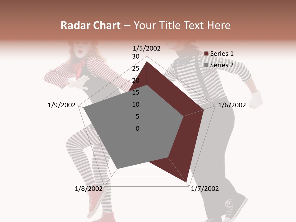Pantomime Striped Surprised PowerPoint Template