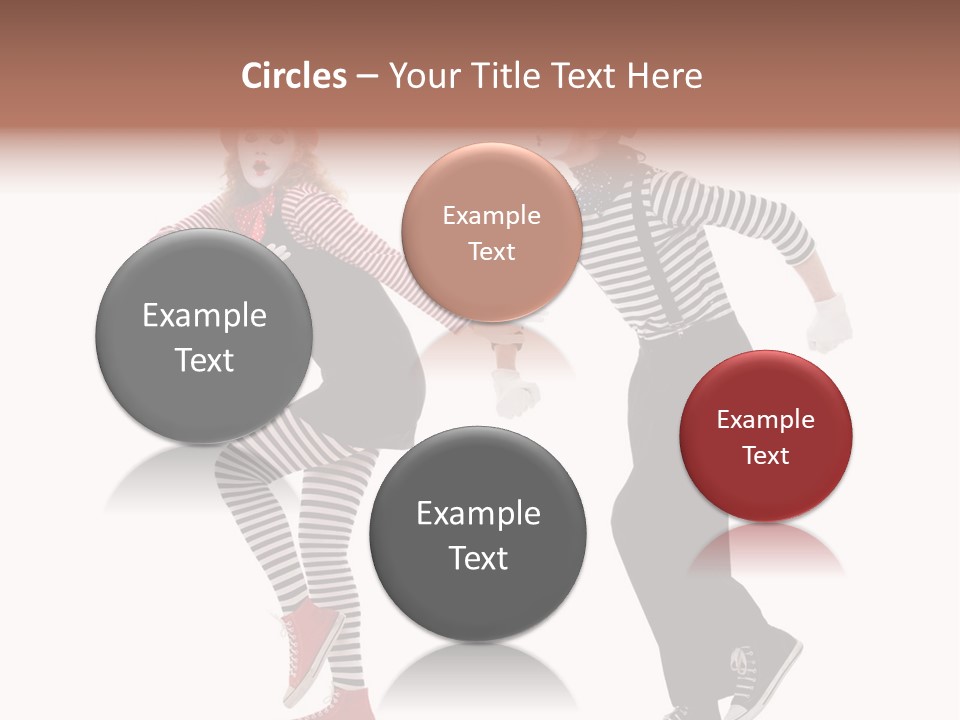 Pantomime Striped Surprised PowerPoint Template