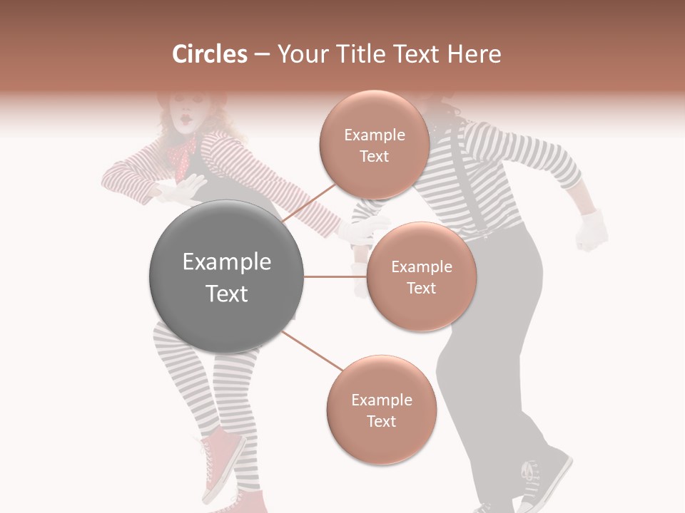 Pantomime Striped Surprised PowerPoint Template