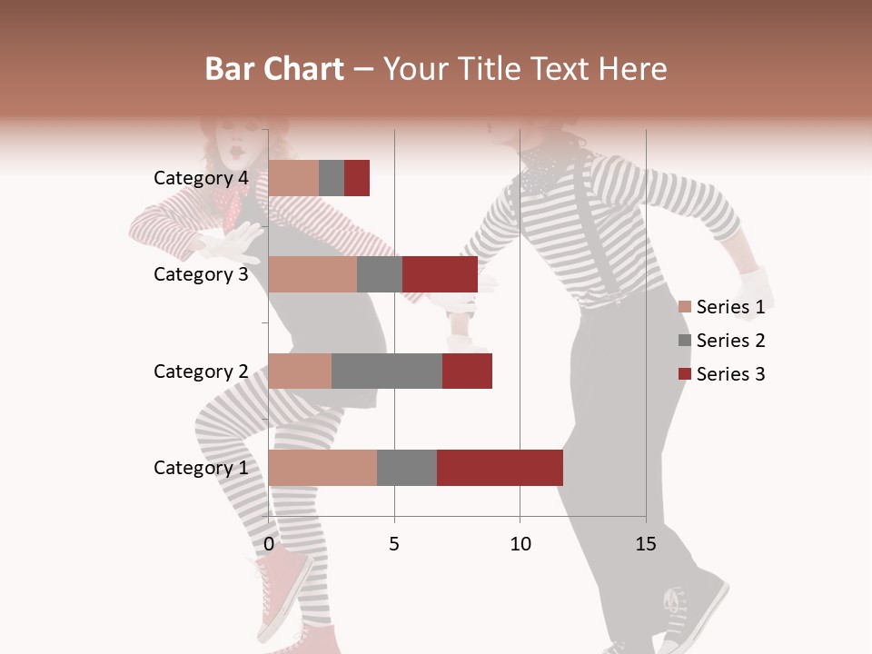 Pantomime Striped Surprised PowerPoint Template