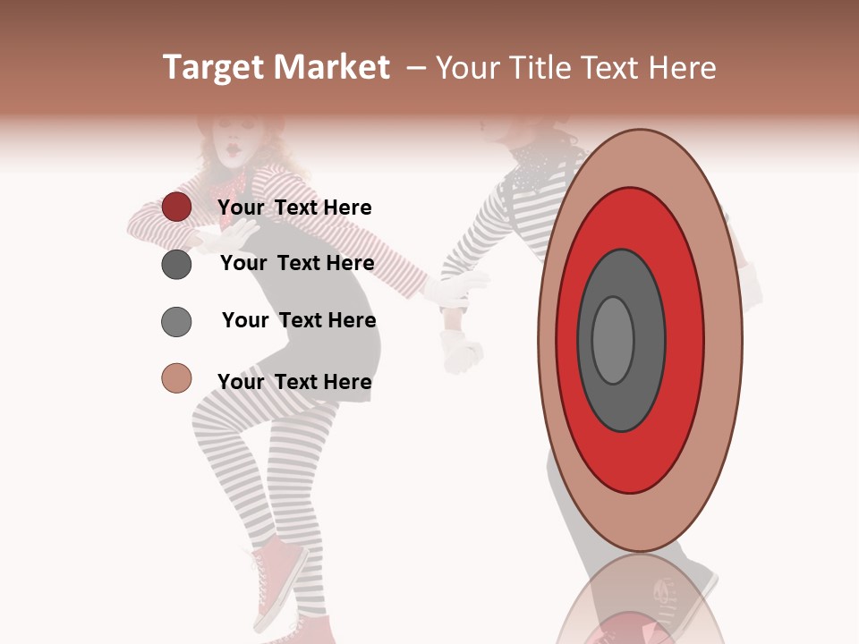 Pantomime Striped Surprised PowerPoint Template