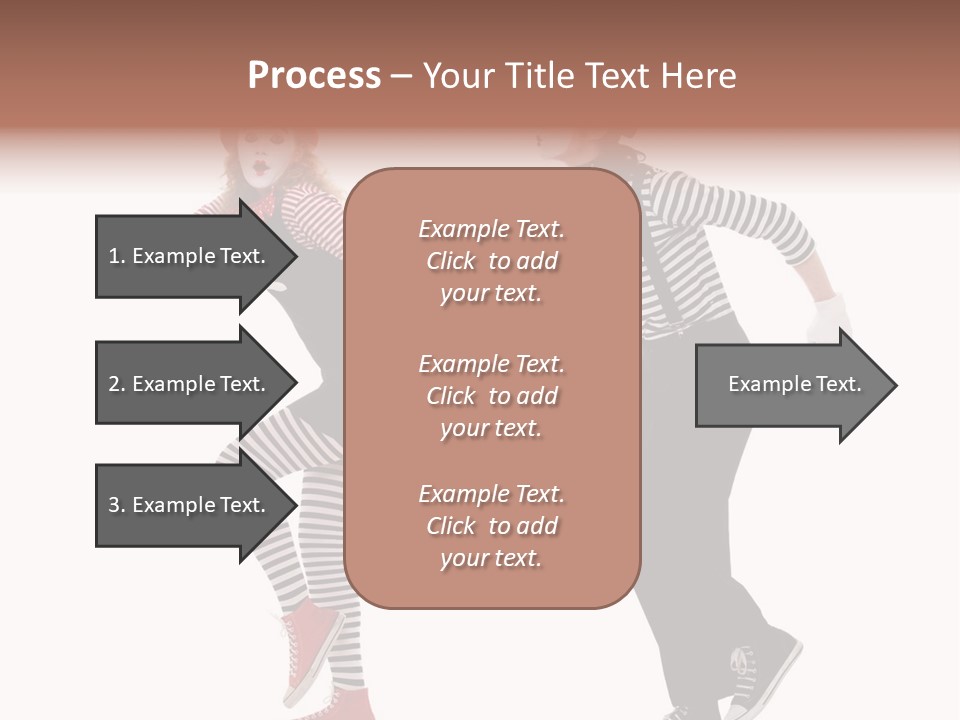 Pantomime Striped Surprised PowerPoint Template