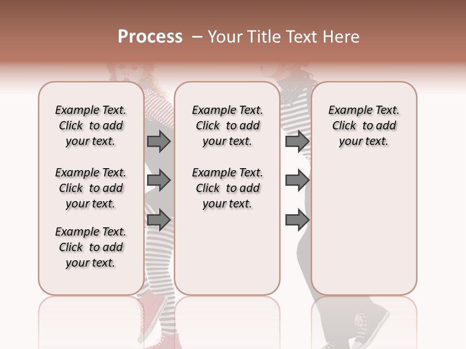 Pantomime Striped Surprised PowerPoint Template