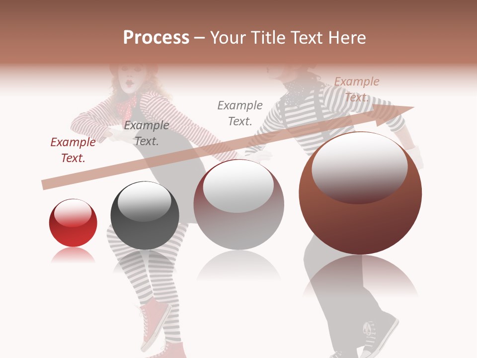 Pantomime Striped Surprised PowerPoint Template