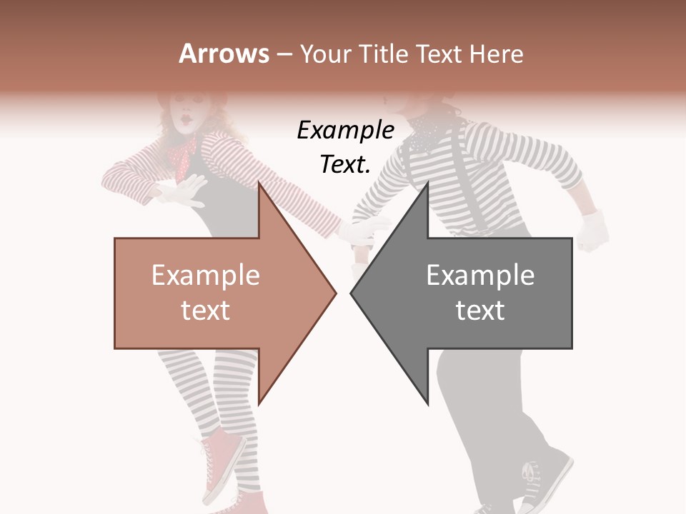 Pantomime Striped Surprised PowerPoint Template