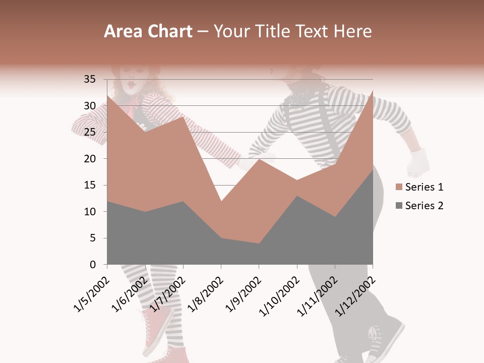 Pantomime Striped Surprised PowerPoint Template
