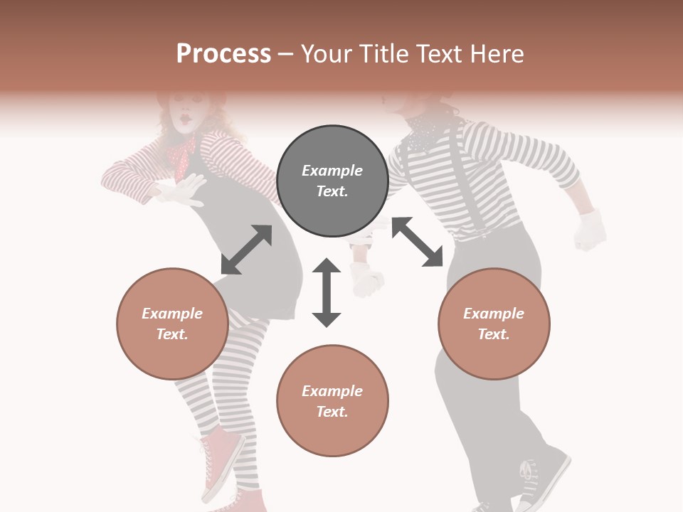 Pantomime Striped Surprised PowerPoint Template