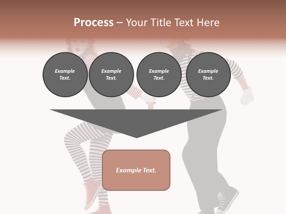 Pantomime Striped Surprised PowerPoint Template