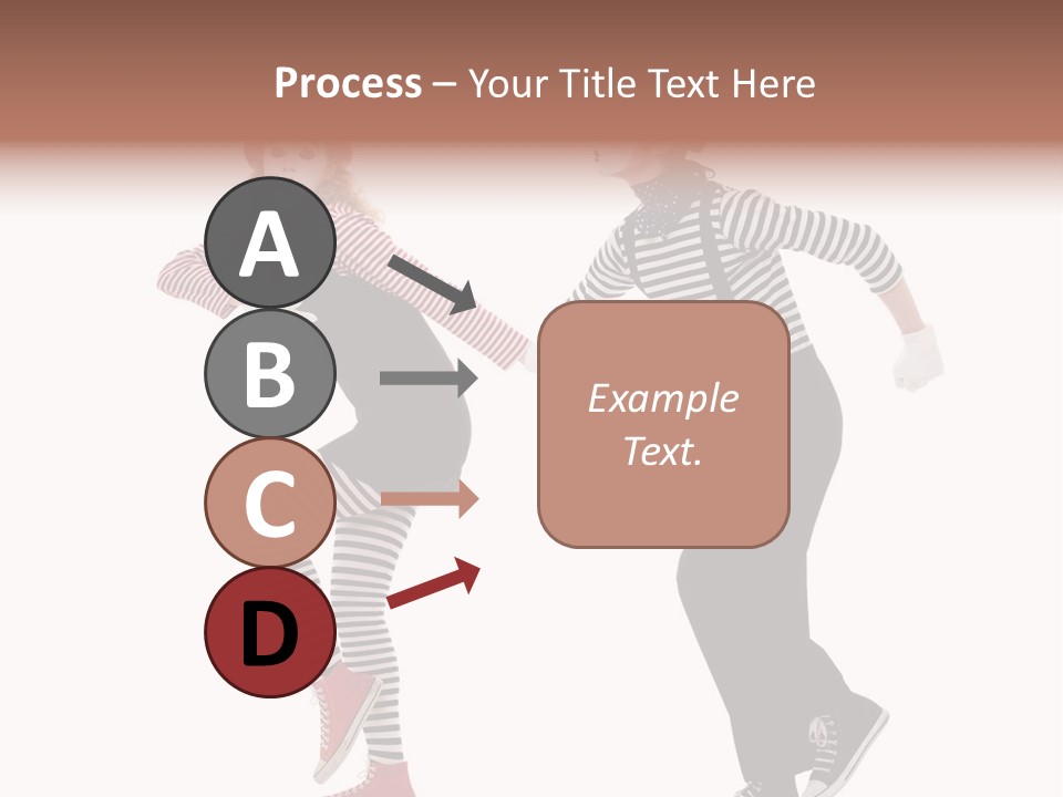 Pantomime Striped Surprised PowerPoint Template