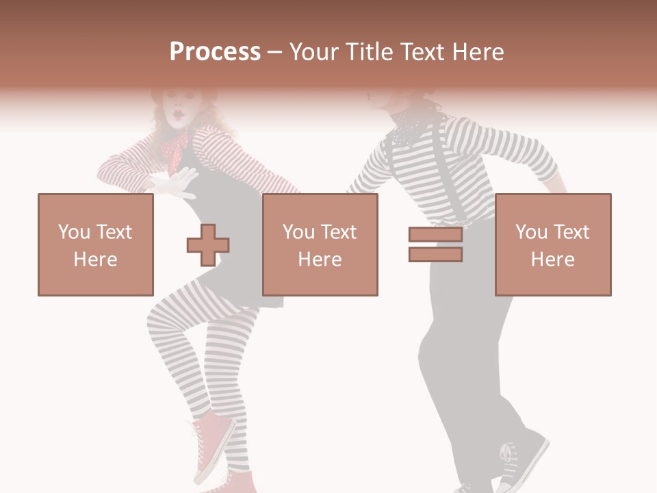 Pantomime Striped Surprised PowerPoint Template