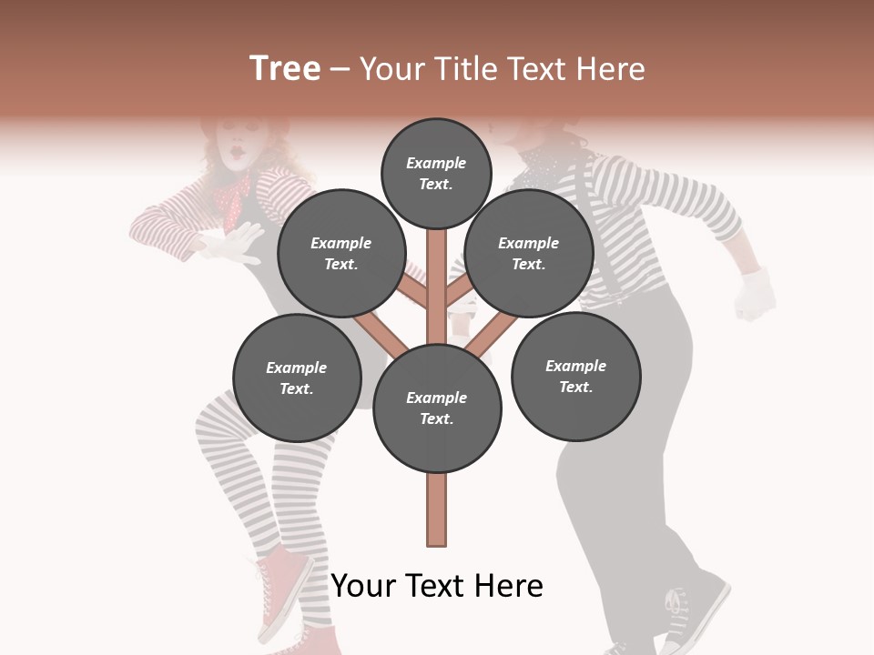 Pantomime Striped Surprised PowerPoint Template