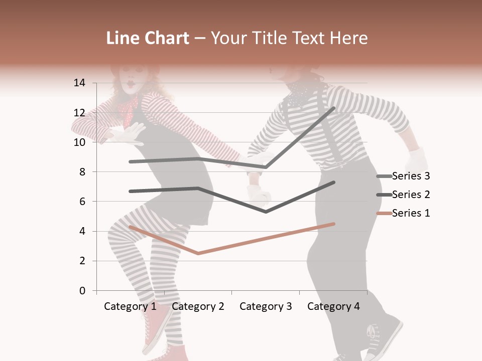 Pantomime Striped Surprised PowerPoint Template