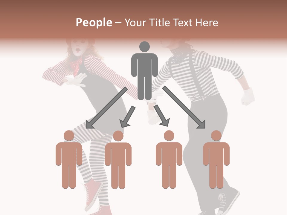 Pantomime Striped Surprised PowerPoint Template