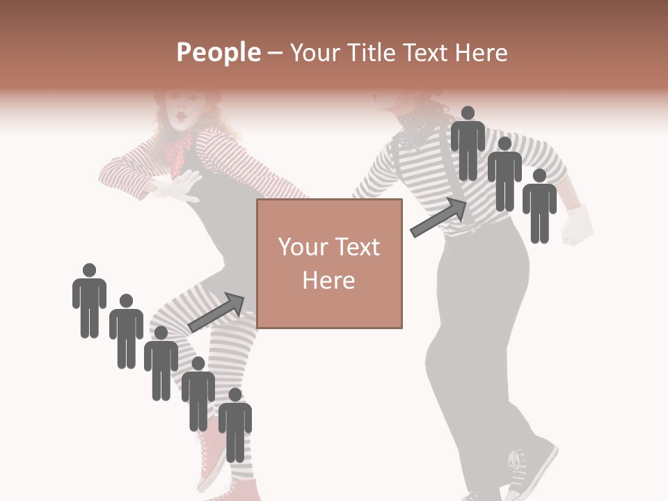 Pantomime Striped Surprised PowerPoint Template