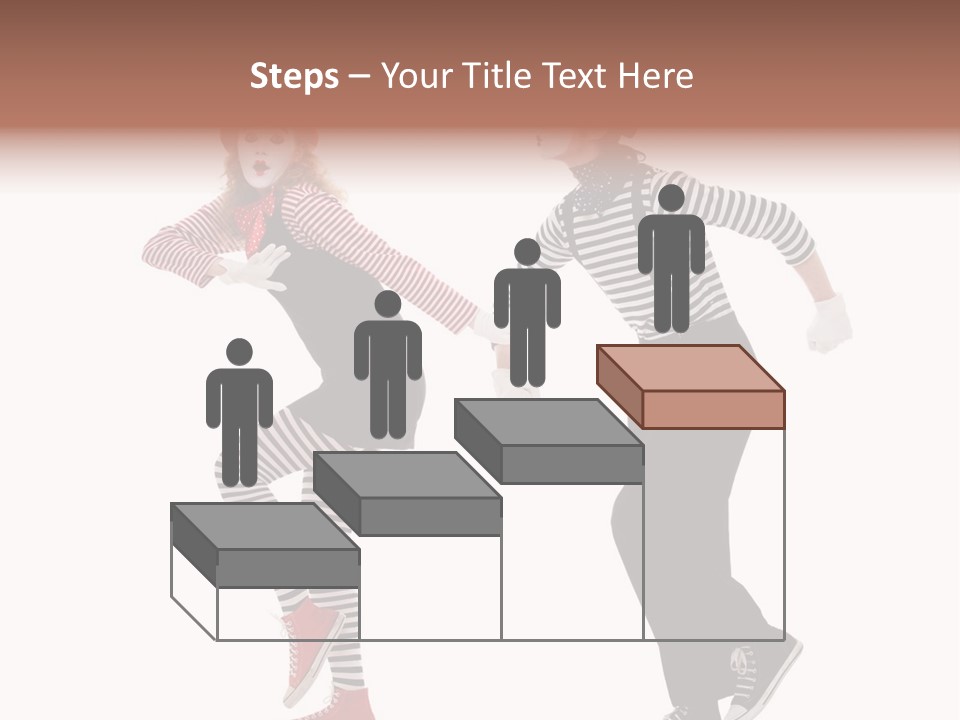 Pantomime Striped Surprised PowerPoint Template