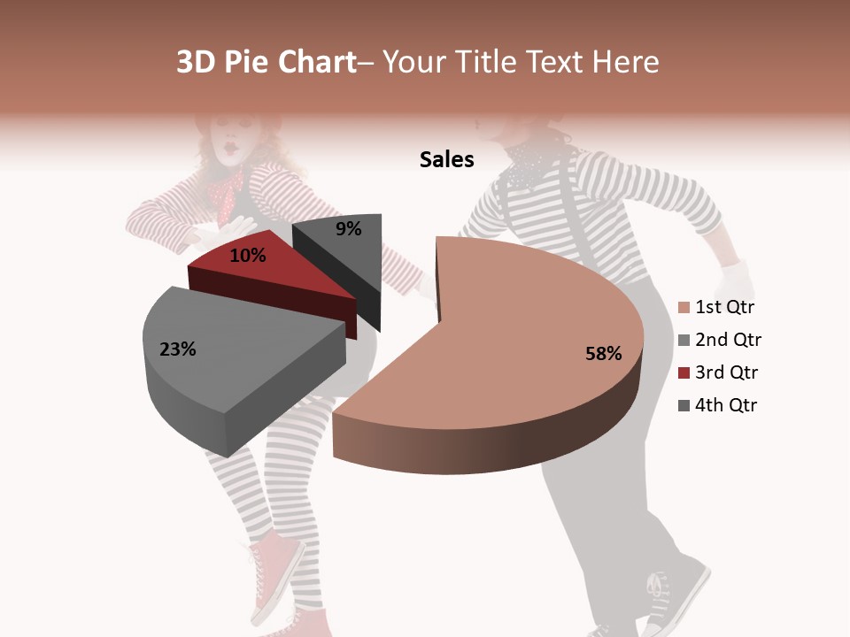 Pantomime Striped Surprised PowerPoint Template
