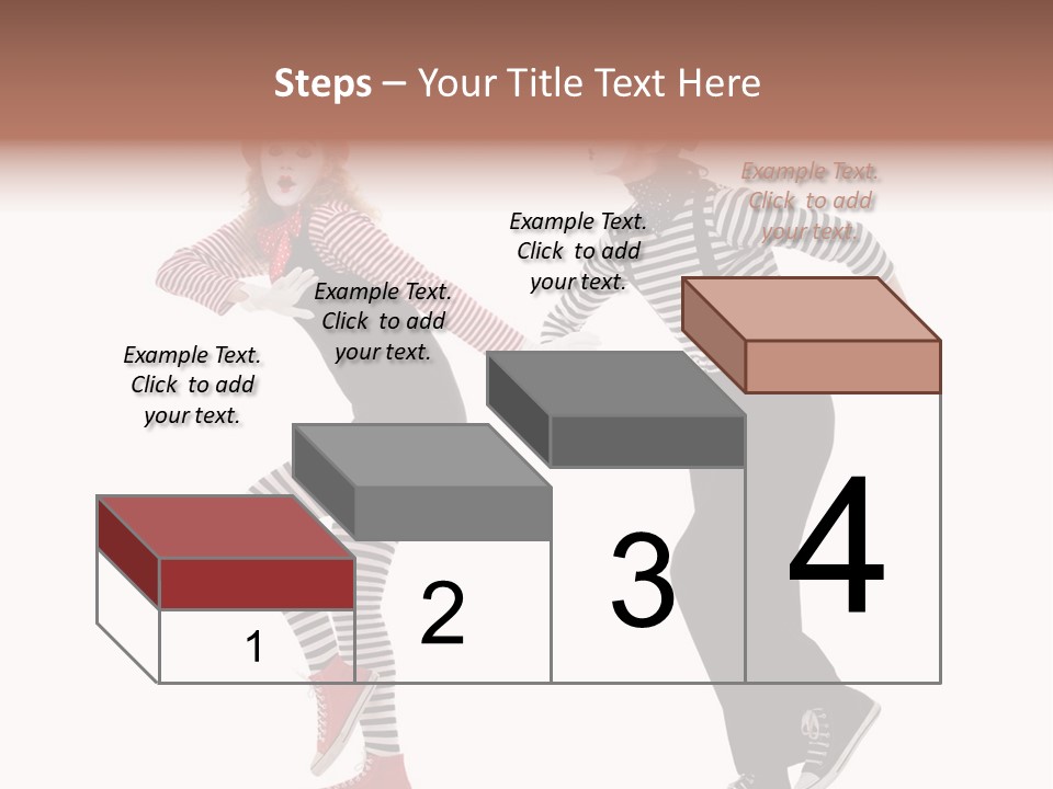 Pantomime Striped Surprised PowerPoint Template