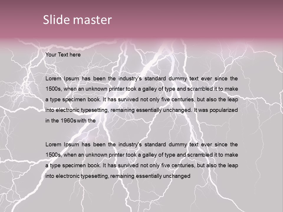 Concept Blur Graphic PowerPoint Template