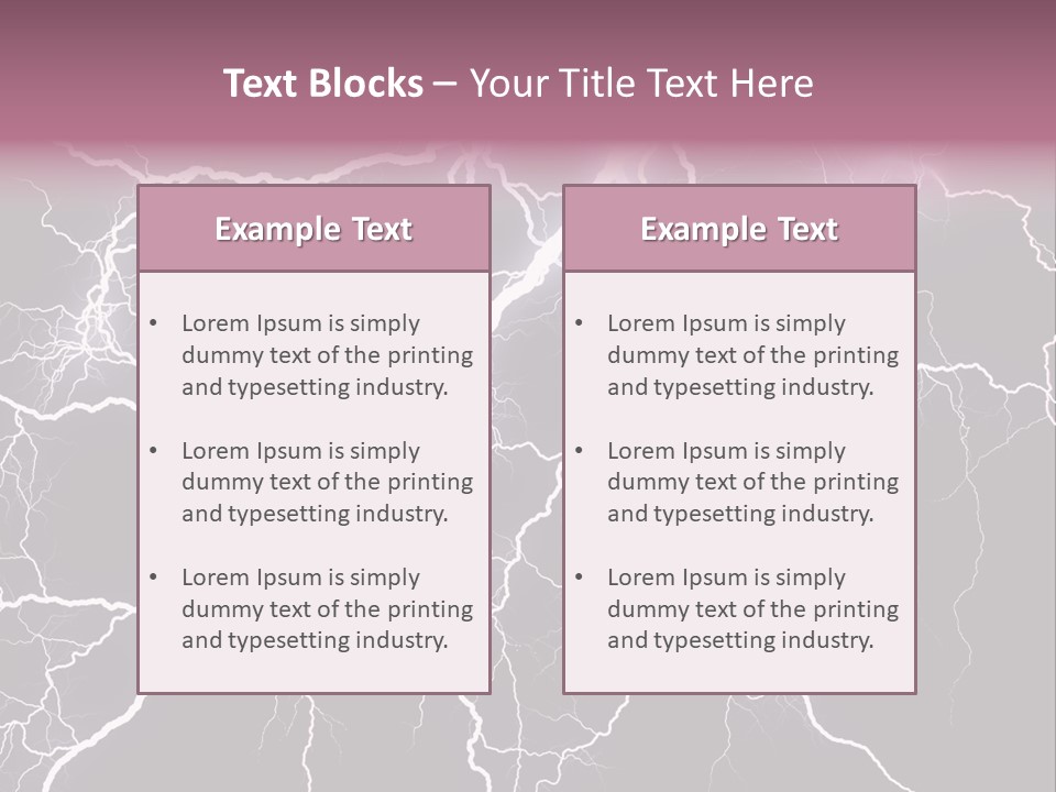 Concept Blur Graphic PowerPoint Template