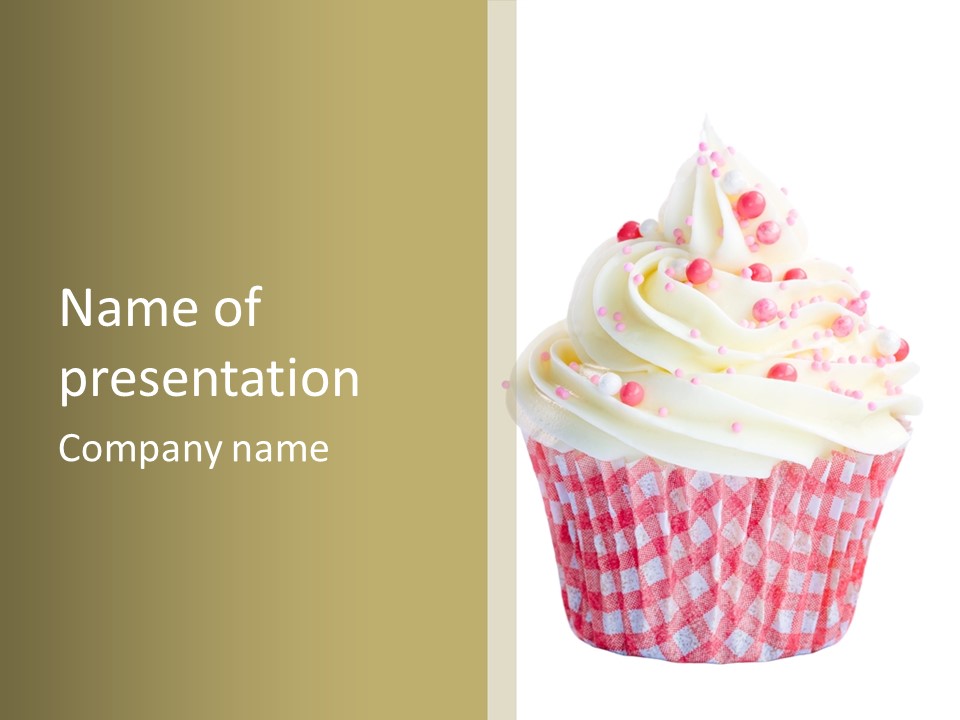 Food Iced Shot PowerPoint Template