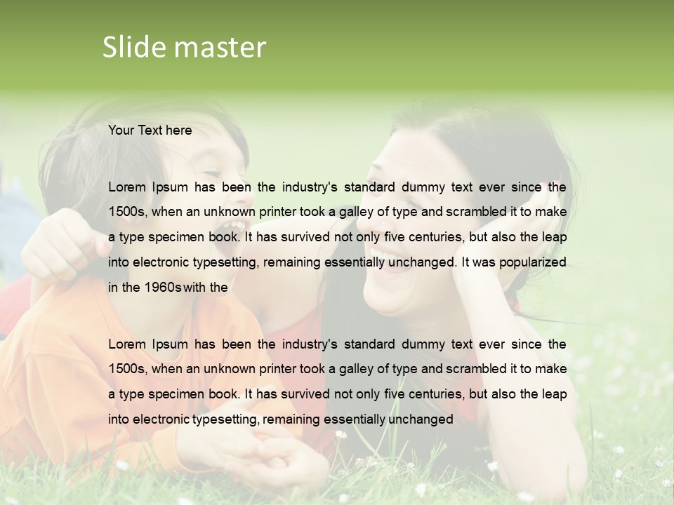 Together Garden Rest PowerPoint Template