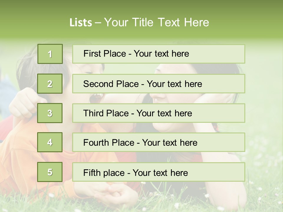 Together Garden Rest PowerPoint Template