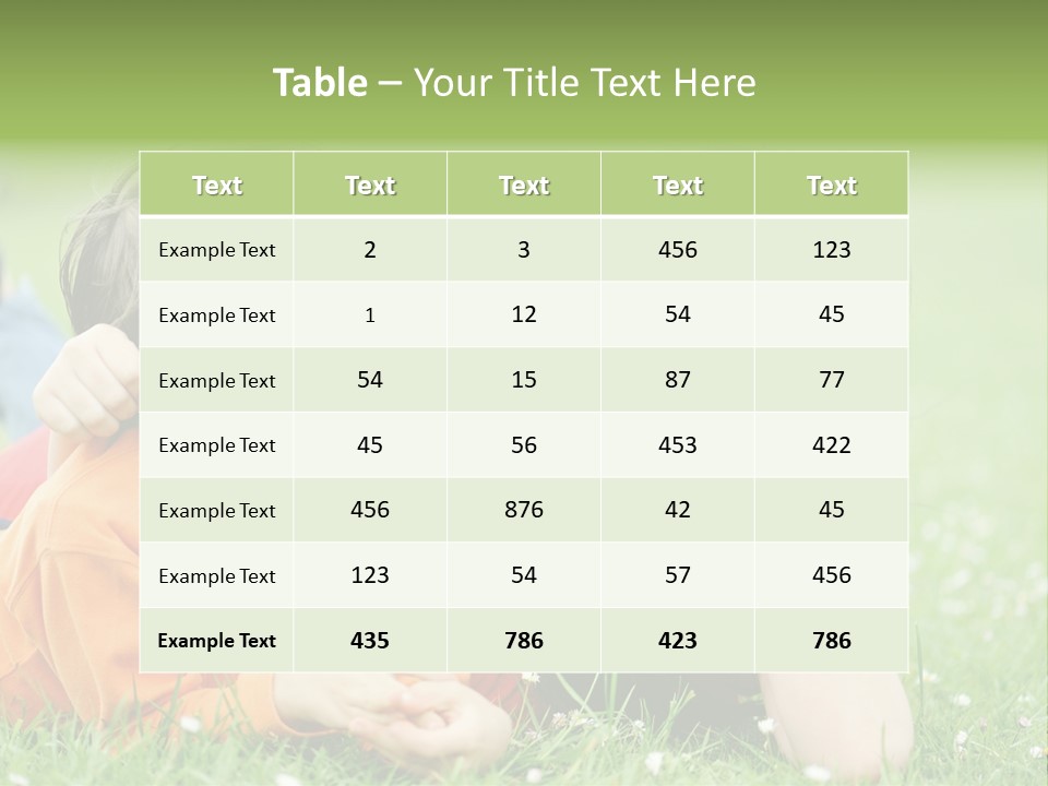 Together Garden Rest PowerPoint Template