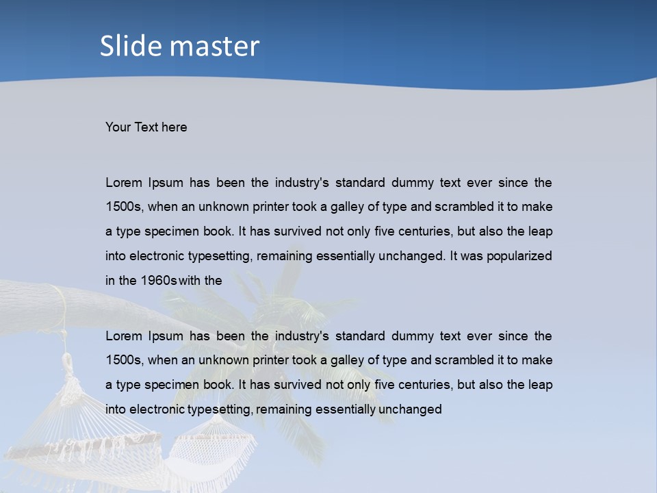 Seagull Nature Wait PowerPoint Template