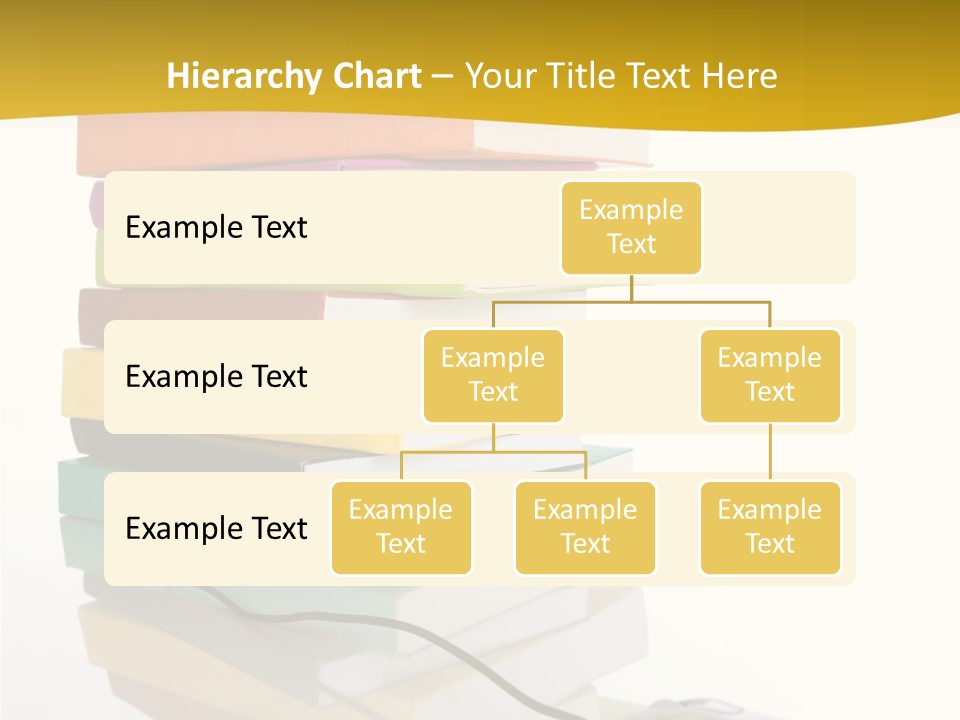 A Computer Mouse Sitting On Top Of A Pile Of Books PowerPoint Template
