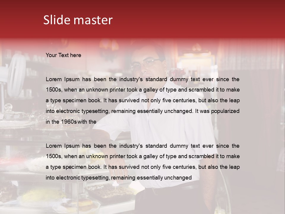 Entrepreneur Proud Middle PowerPoint Template