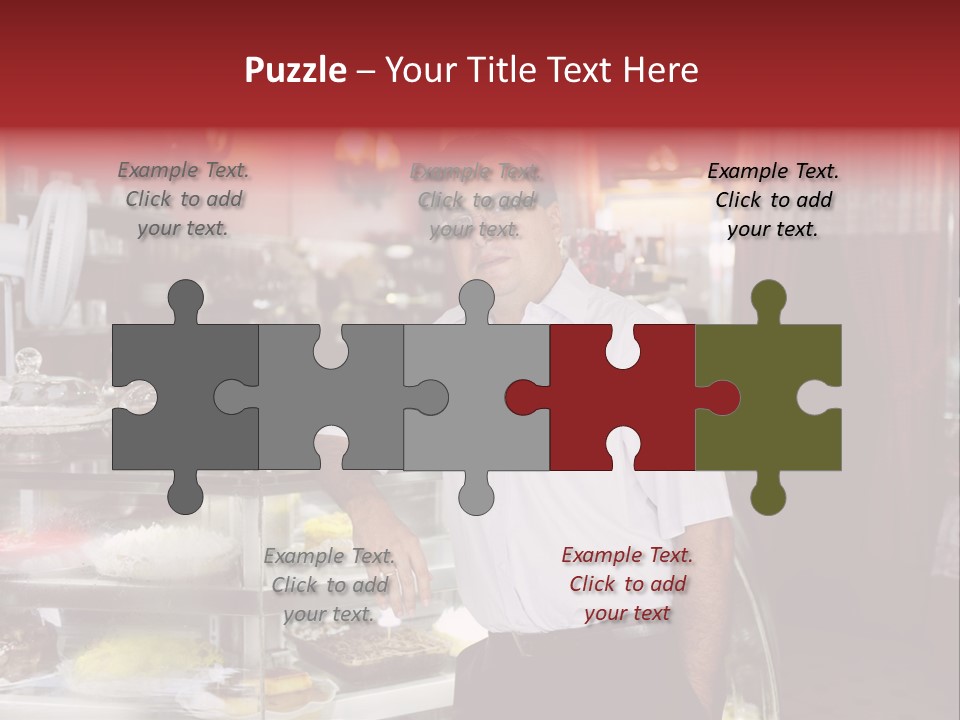 Entrepreneur Proud Middle PowerPoint Template