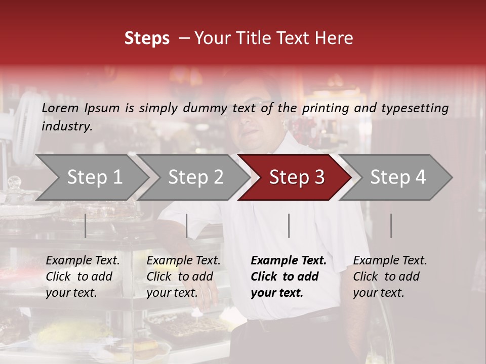 Entrepreneur Proud Middle PowerPoint Template